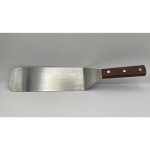Winco Stainless Steel Spatula with Wood Handle